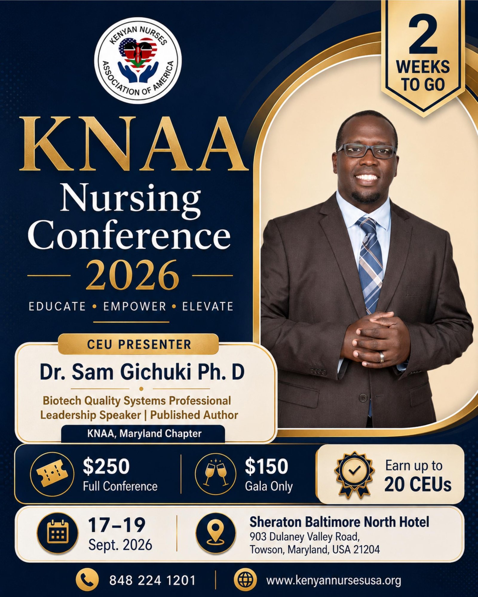 KNAA 2026 Nursing Conference poster 2