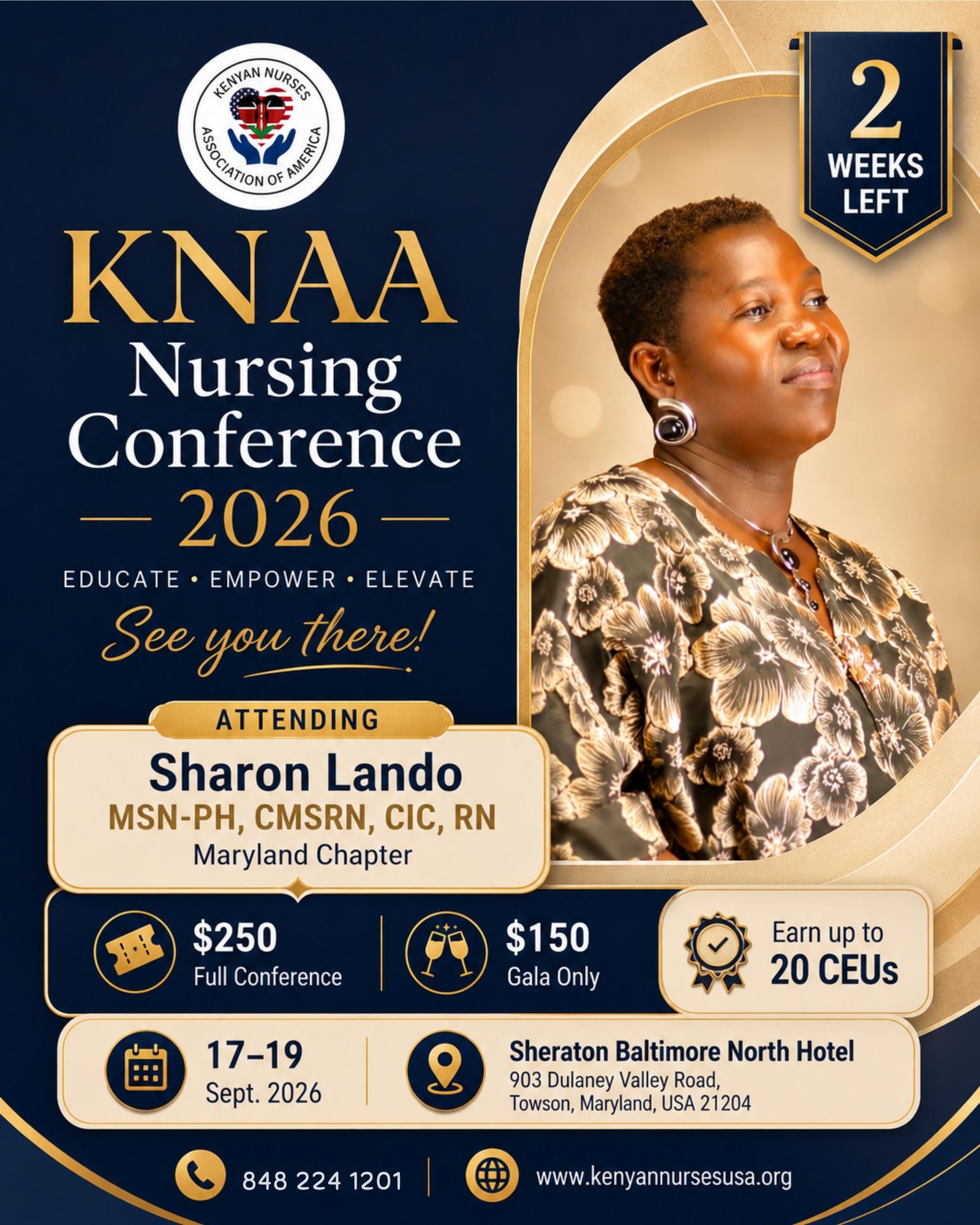 KNAA 2026 Nursing Conference poster 3