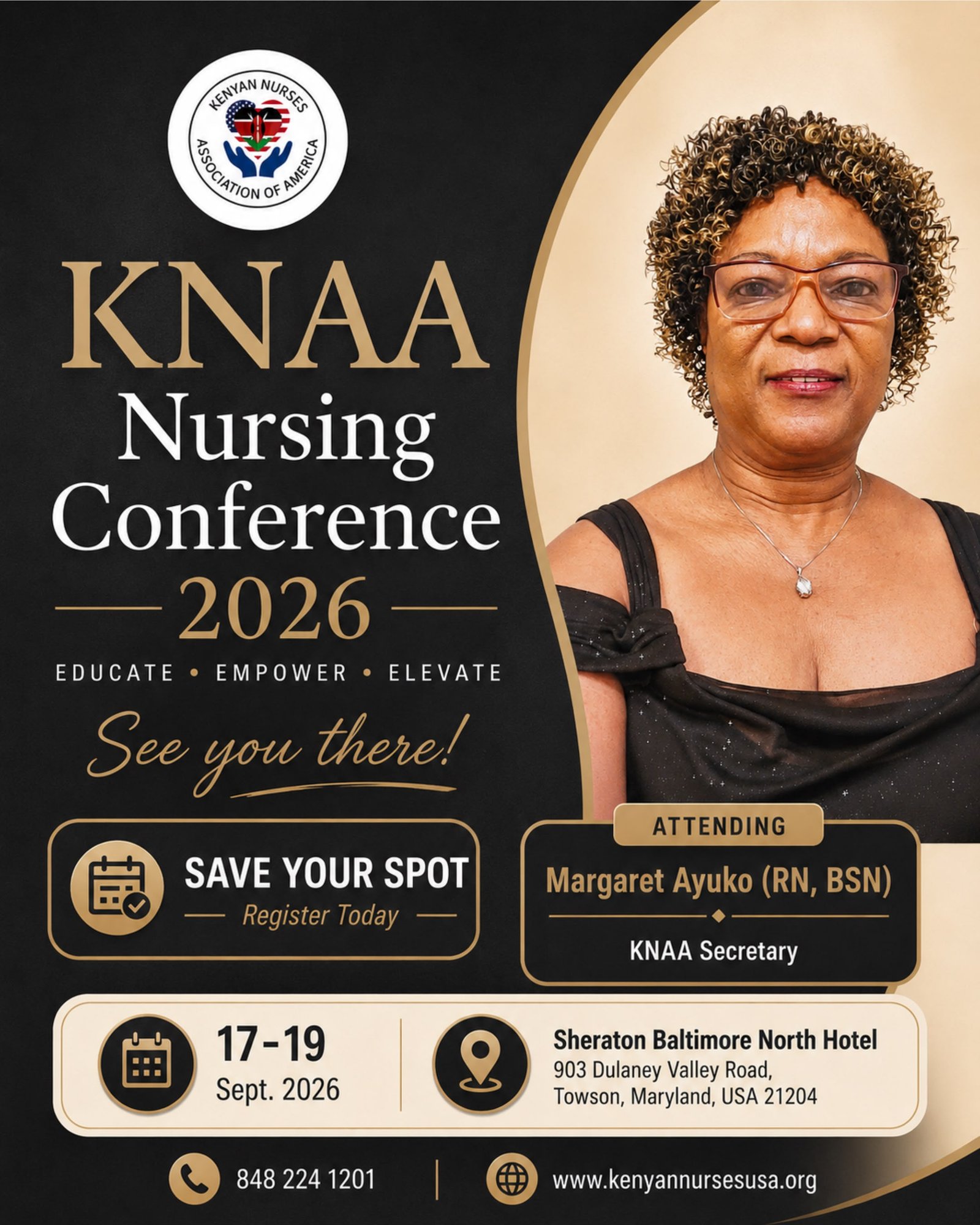 KNAA 2026 Nursing Conference poster 5