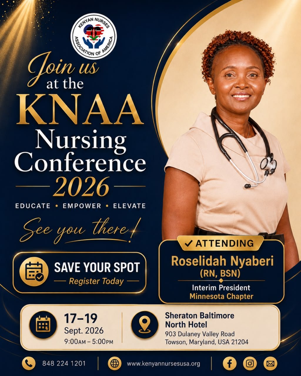 KNAA 2026 Nursing Conference poster 6